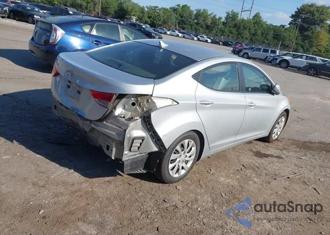 2012 Hyundai Elantra Gls from USA, damaged, VIN 5NPDH4AE2CH065581